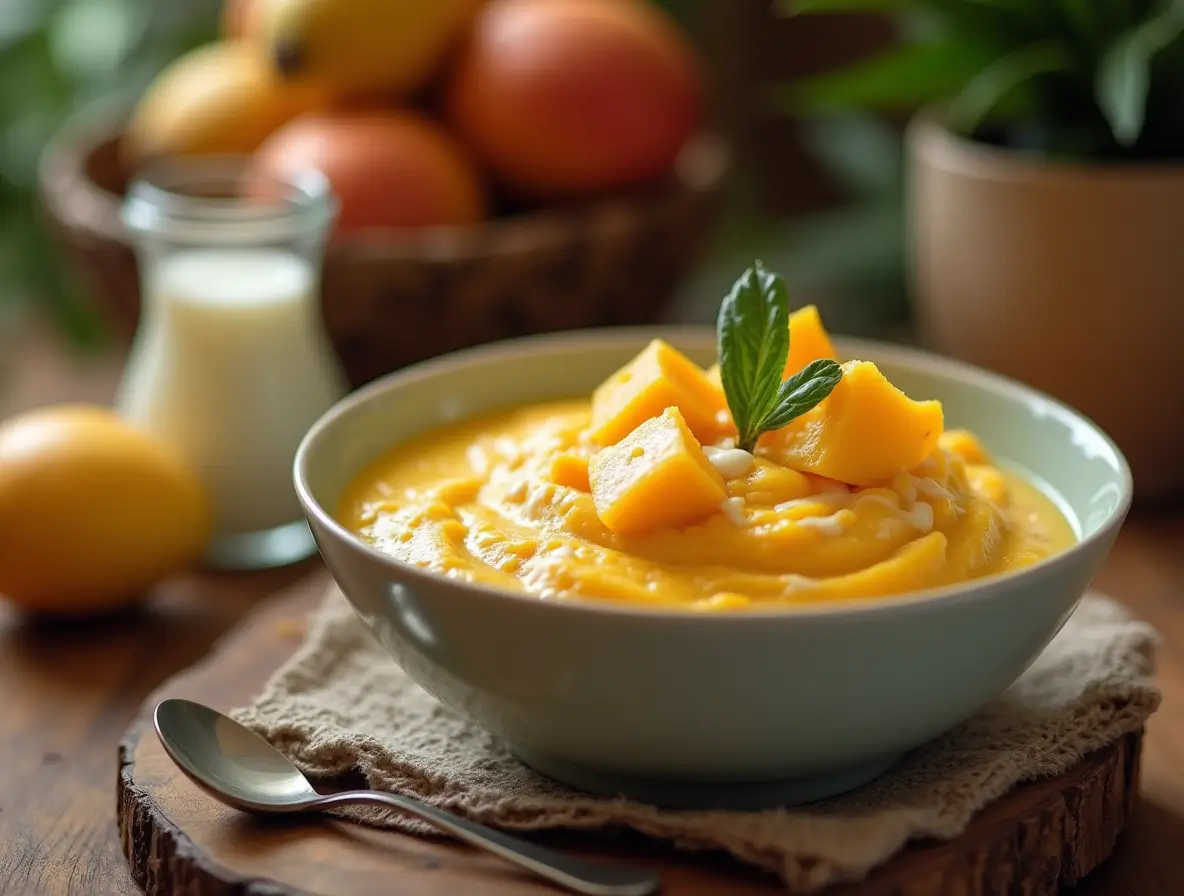 mango pudding
