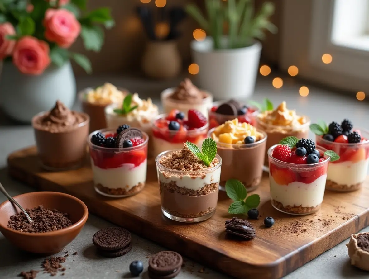 mini dessert cups