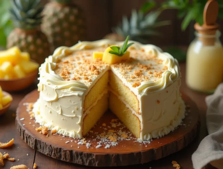pina colada cake