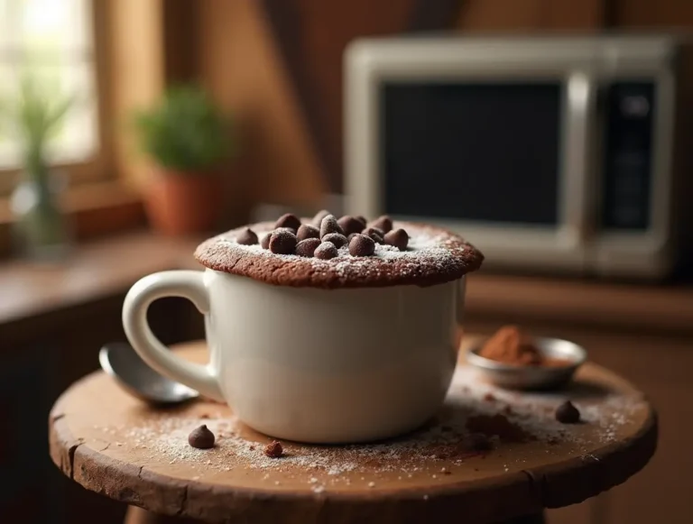 brownie in a mug