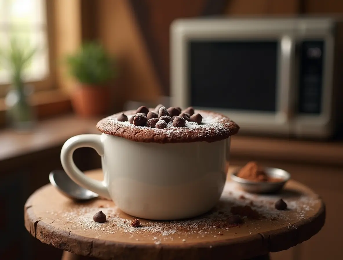 brownie in a mug