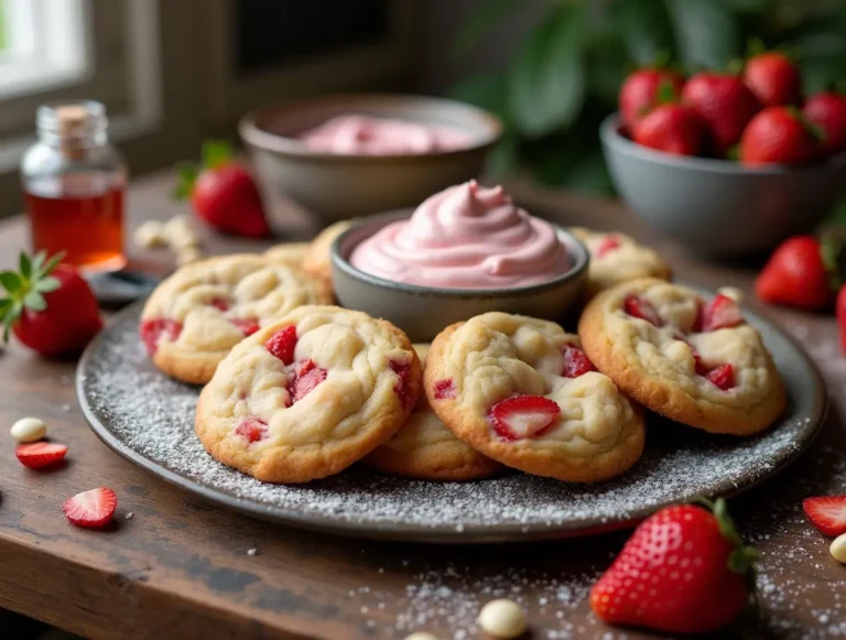 strawberry cookies and cream