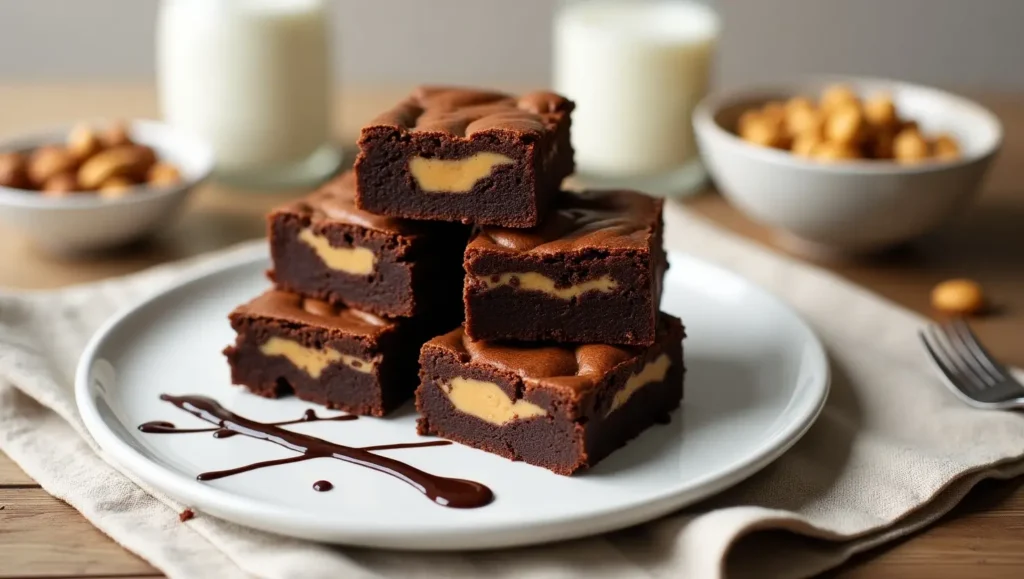 peanut butter chocolate brownies