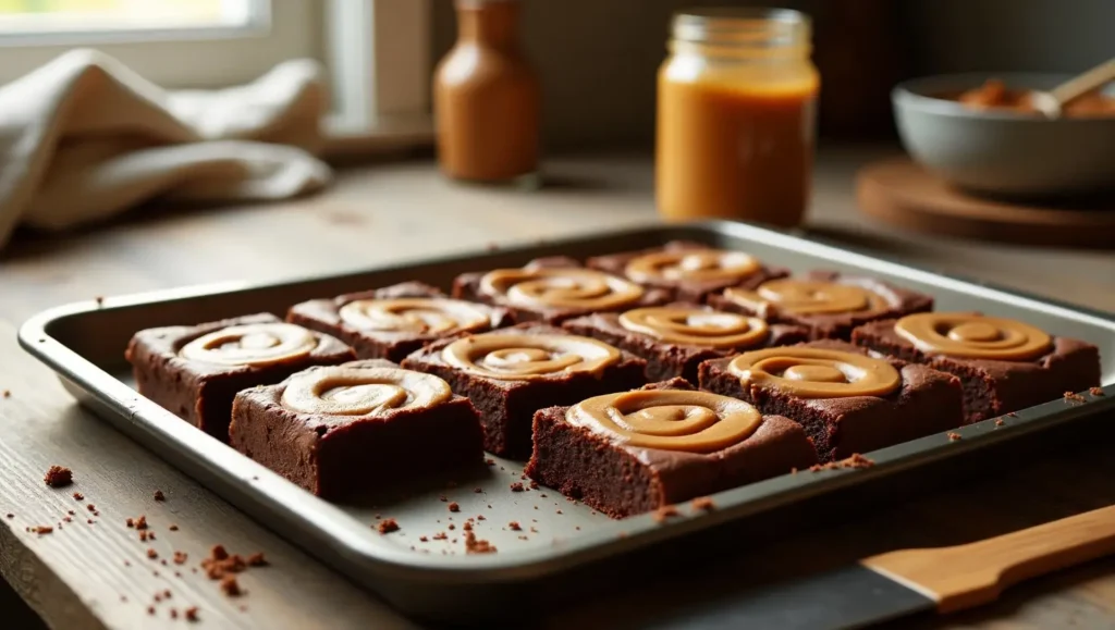 chocolate peanut butter brownies