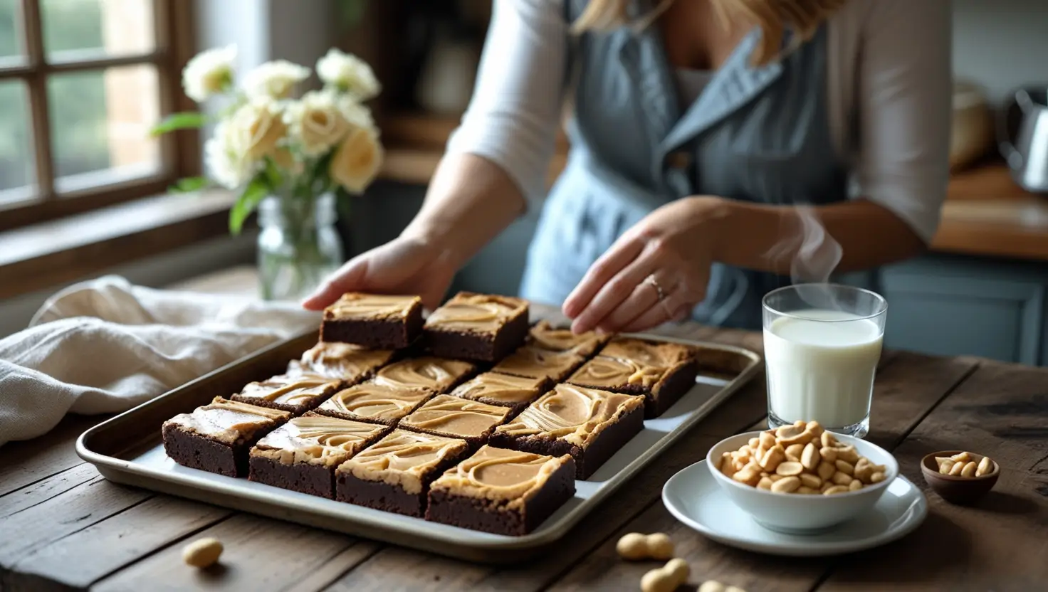 peanut butter brownies